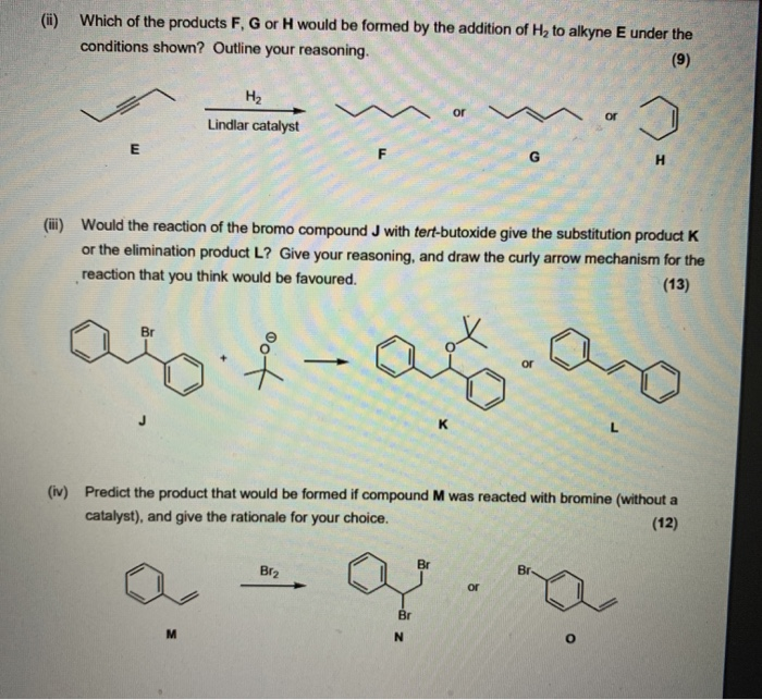 solved the extended product rule states that if f,g,... Solved (i) Which of the products F, G or would be formed by | Chegg.com