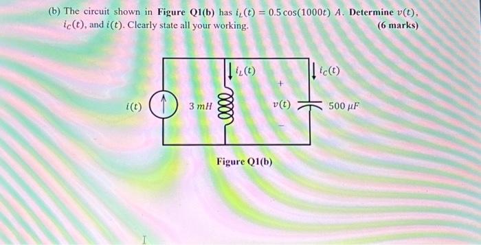 Solved (b) The Circuit Shown In Figure Q1(b) Has | Chegg.com