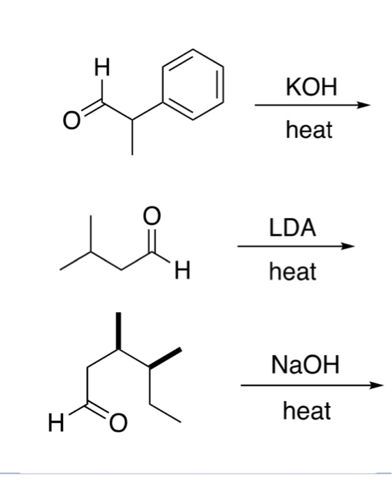 Solved Koh Heat Lda Heat Naoh Heat