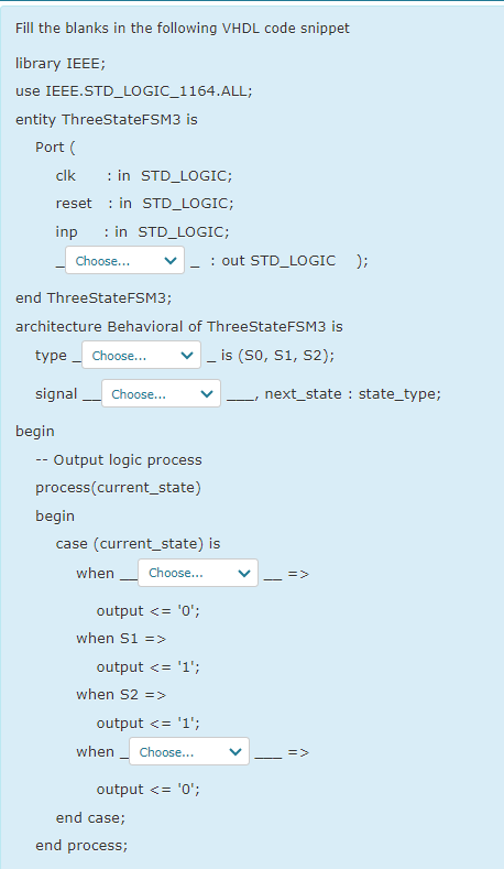 Solved help me please ..Computer programming, vhdl, ﻿in the | Chegg.com