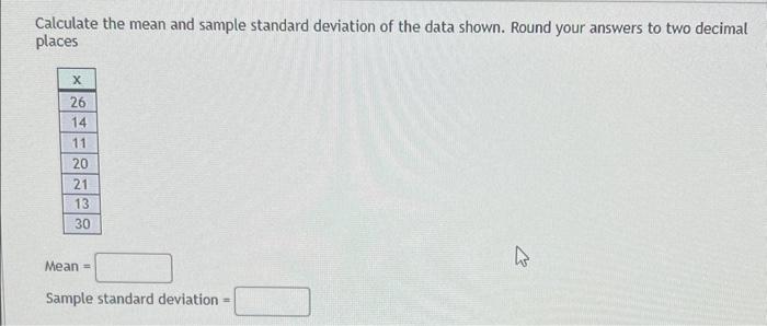 solved-17-calculate-the-mean-and-sample-standard-deviati