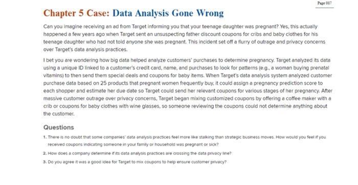 Solved 1. There is no doubt that some companies' data | Chegg.com