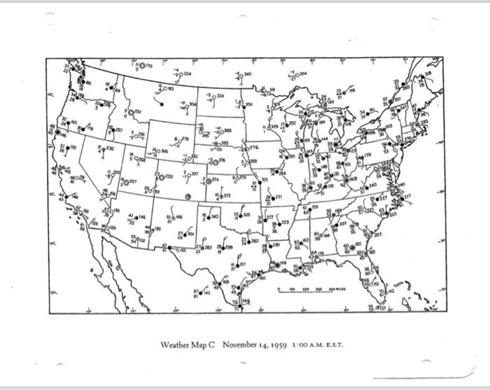 Solved Draw and label isobars at 4mb intervals (e.g. 1004mb