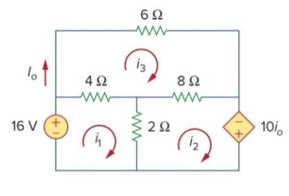 Solve The Problem Using The Mesh Method, Showing Each | Chegg.com