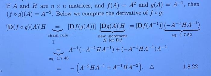 Solved How do I compute derivative lf the following mappings | Chegg.com
