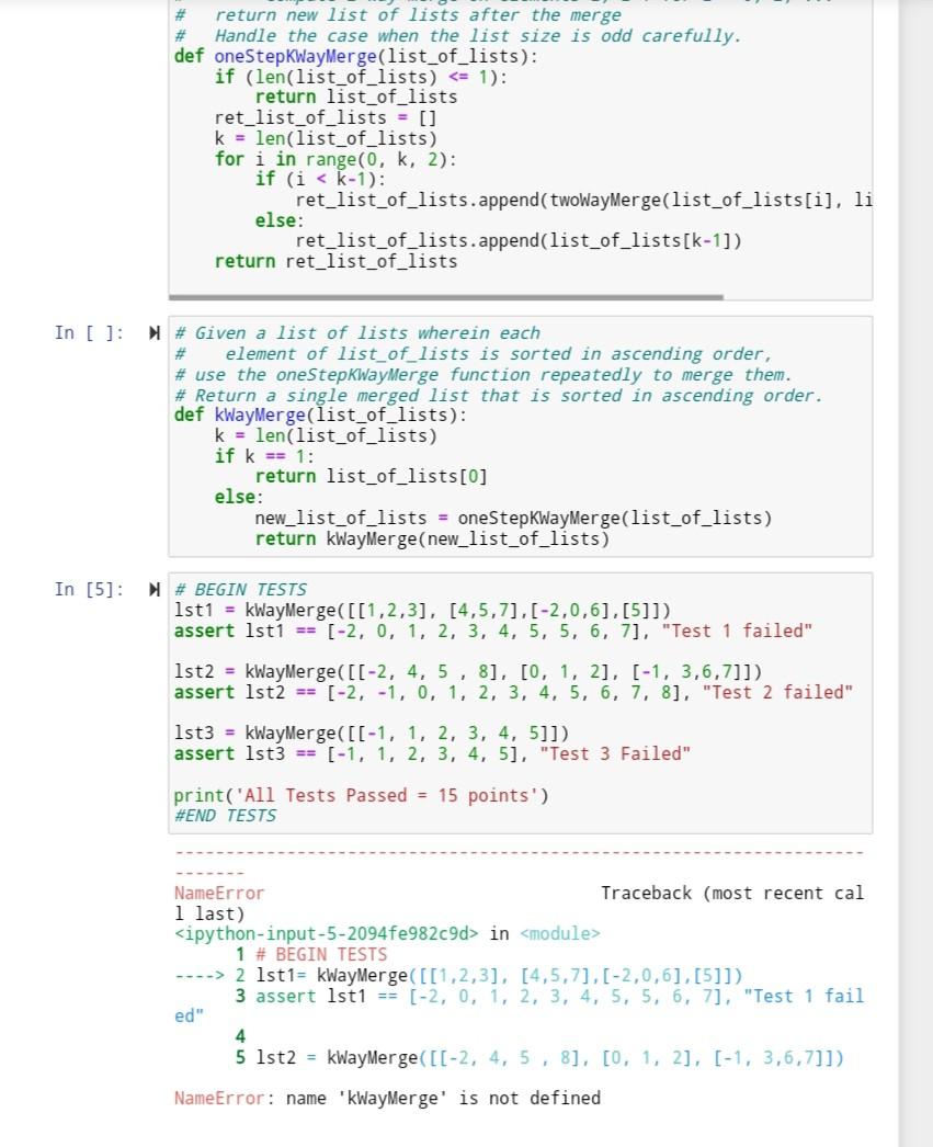 Solved (B) Implement an algorithm that will implement the k | Chegg.com