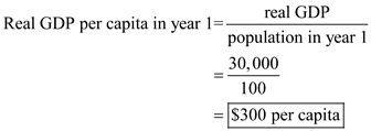 gdp capita per real chapter solutions growth rate calculate