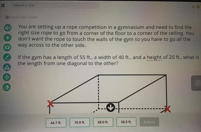 Solved x Geometry: 0/10 You can concours You are setting up | Chegg.com