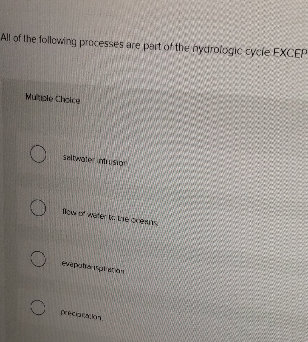 Solved All of the following processes are part of the | Chegg.com