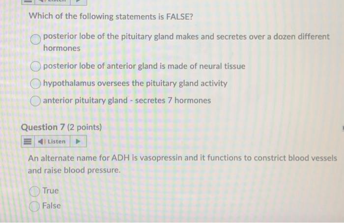 Solved Which of the following statements is FALSE? posterior | Chegg.com