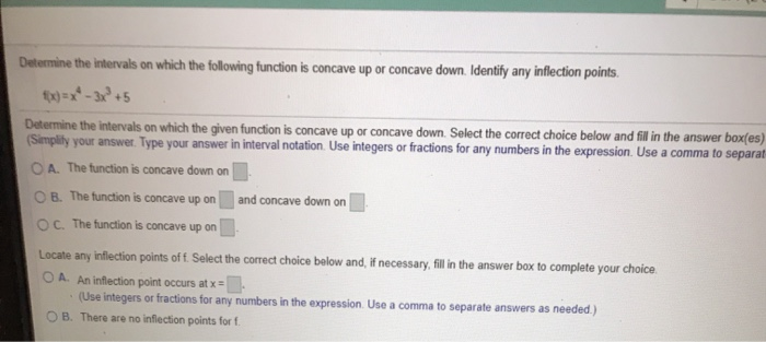 Solved Determine the intervals on which the following | Chegg.com