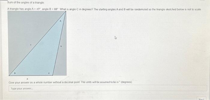 the sum of three angles of a triangle is dash right angle