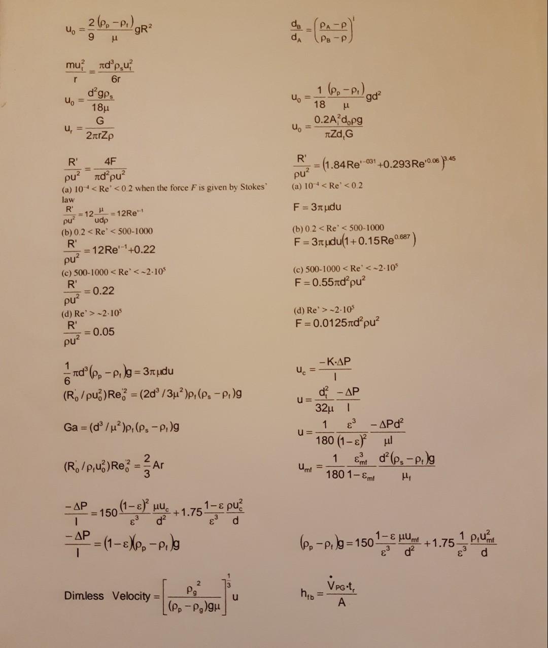 Solved Question A1. The differential mercury manometer