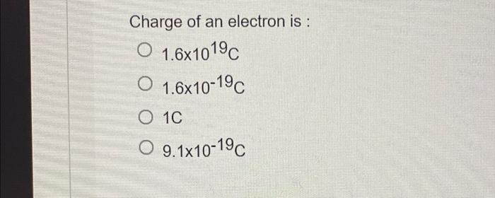 elektron 1 6 x 10 19 c sama dengan