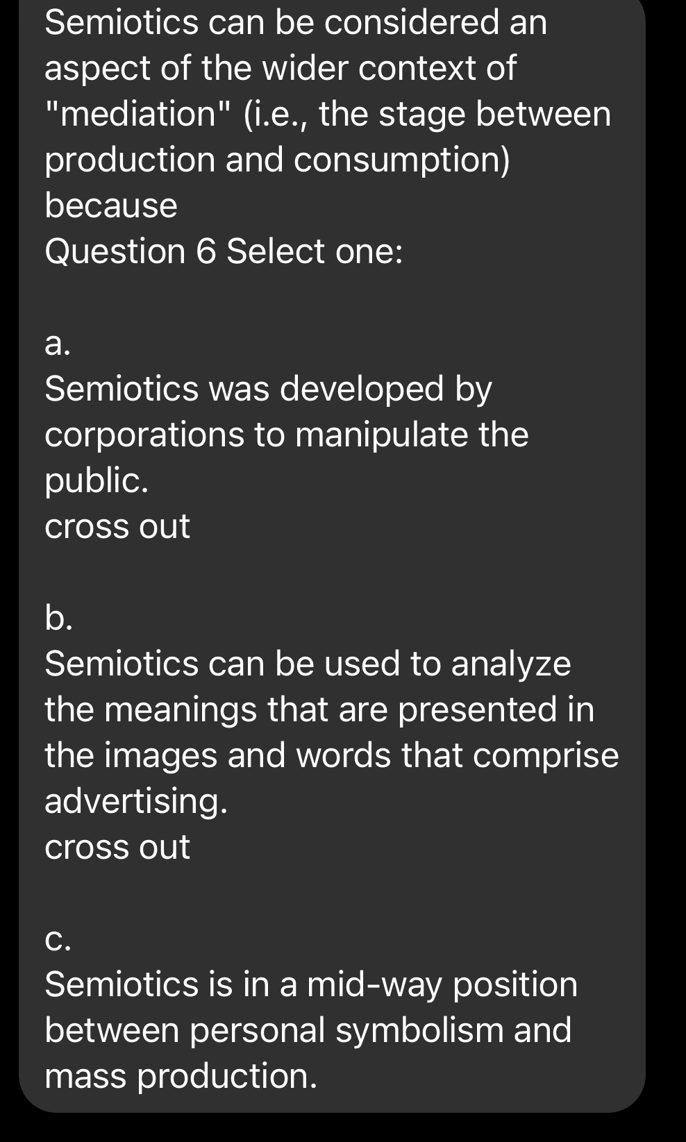 Solved Semiotics Can Be Considered An Aspect Of The Wider | Chegg.com