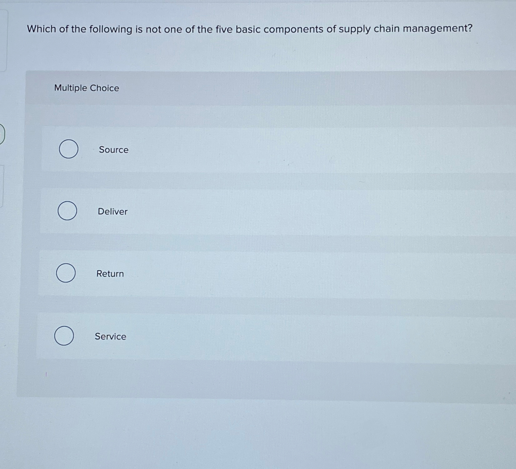 Solved Which of the following is not one of the five basic