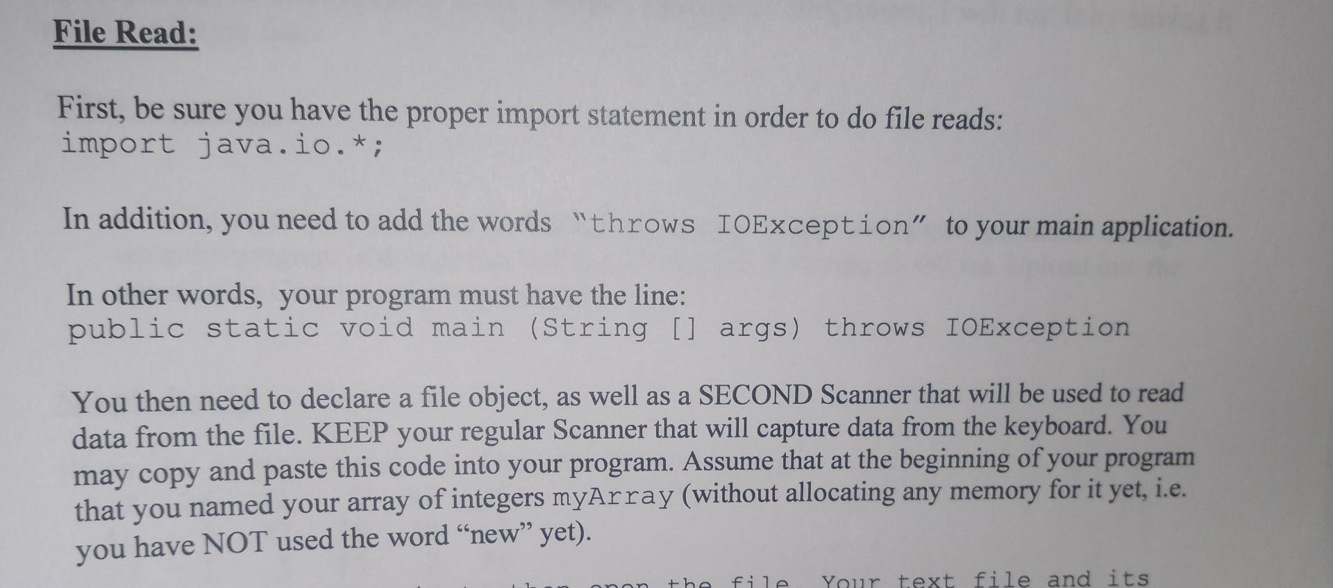 Solved Write a Java program that resides in a file named Lab | Chegg.com