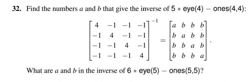 Solved Use Matlab to solve linear algebra Upload the codes | Chegg.com
