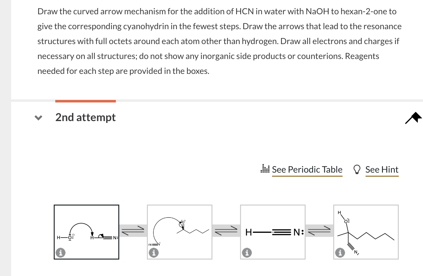 Solved Draw the curved arrow mechanism for the addition of | Chegg.com