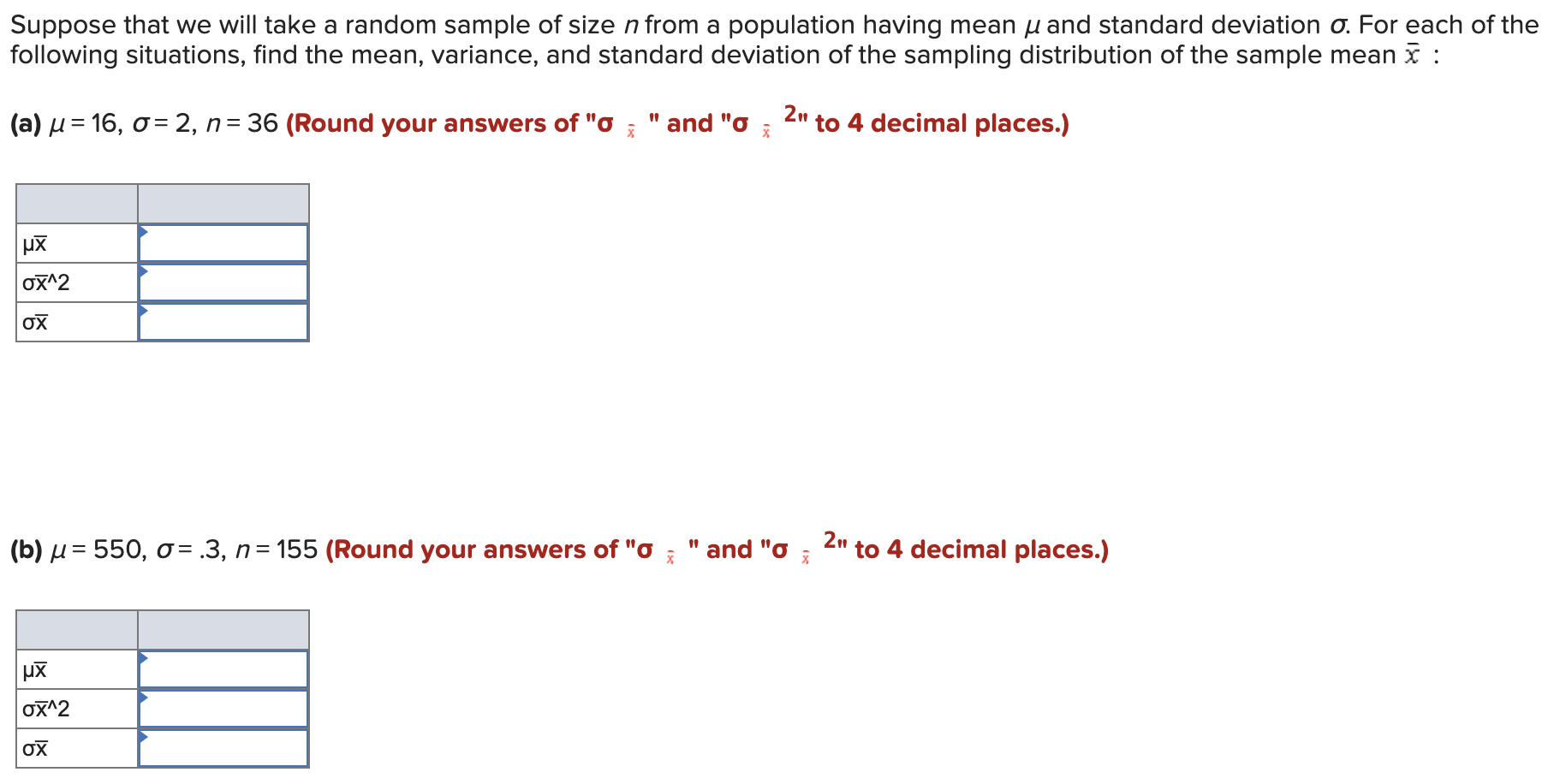 Solved Suppose that we will take a random sample of size n | Chegg.com