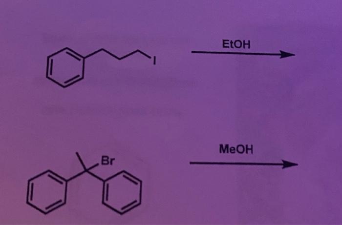 Solved For Each Reaction Below, Draw The Structures Of Both | Chegg.com