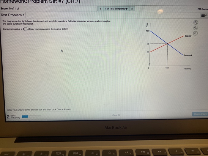 Solved Homework: Problem Set #/ (CH.7) Score: 0 Of 1 Pt 1 Of | Chegg.com