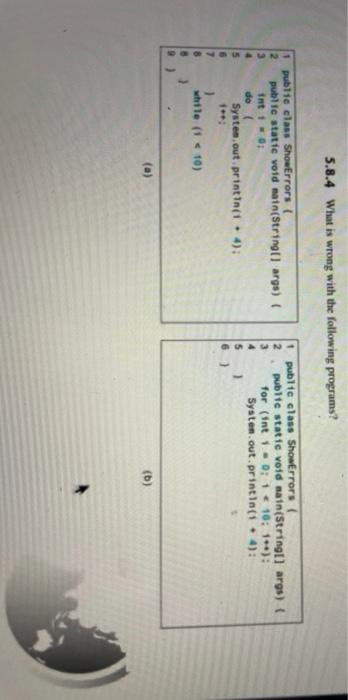 Solved 8 Identify and fix the errors in the following code: | Chegg.com