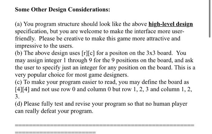 Please write a Java program to play Connect3 game | Chegg.com