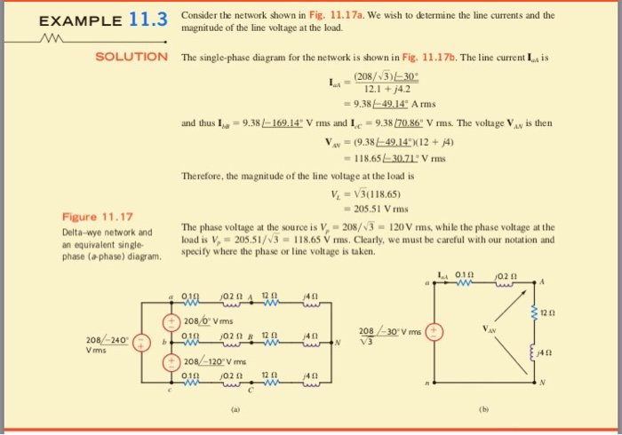 Solved EXAMPLE 11.3 Consider the network shown in Fig. | Chegg.com
