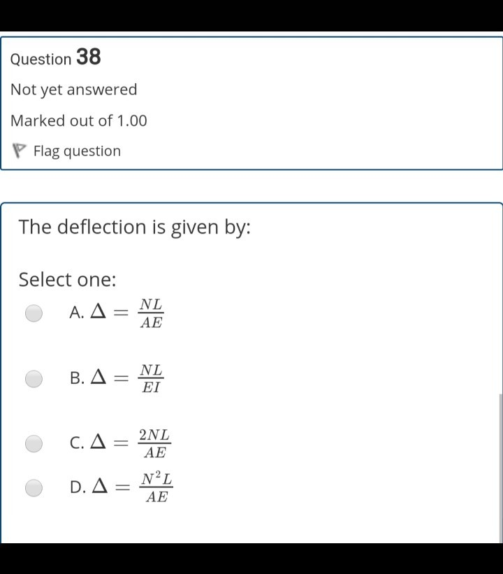 Solved Question 38 Not Yet Answered Marked Out Of 1 00 P Chegg Com