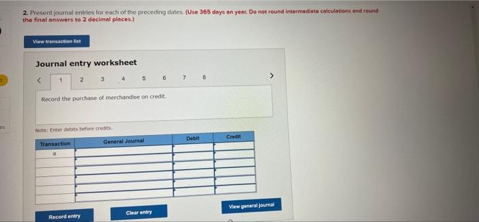 Solved Problem 10-3A Transactions with current notes payable | Chegg.com