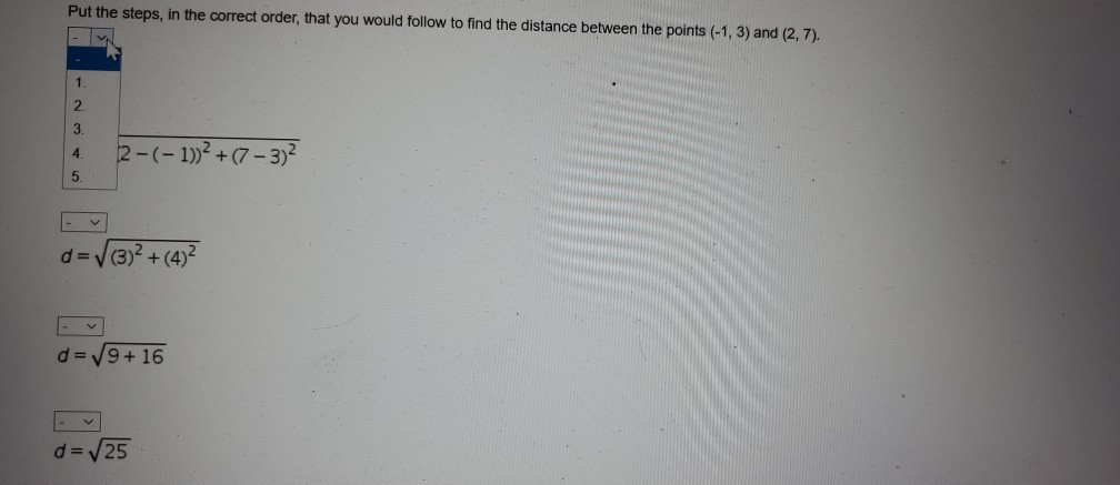 Solved QUESTION 3 Put the steps, in the correct order, that | Chegg.com