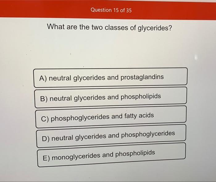 Solved Question 14 of 35 What is another name for linoleic | Chegg.com