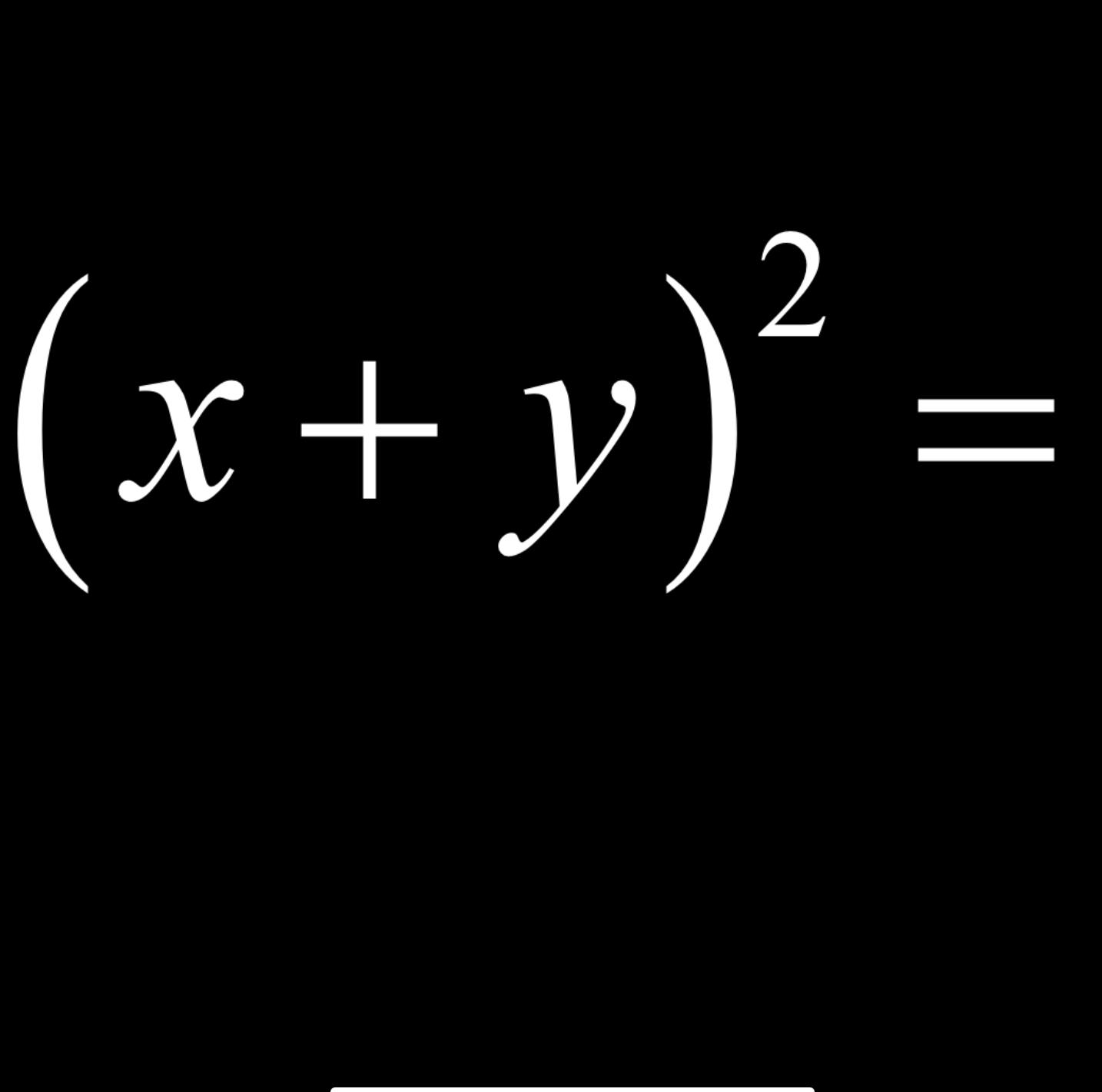 Solved (x+y)2= | Chegg.com