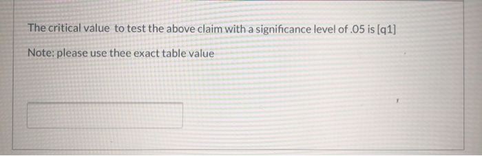 Solved A study was conducted to investigate the effect of a | Chegg.com