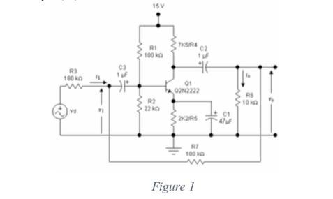 Solved 15 V TRA R1 100 R 180 01 OJN2222 R2 22 RS TOKO Ct 22