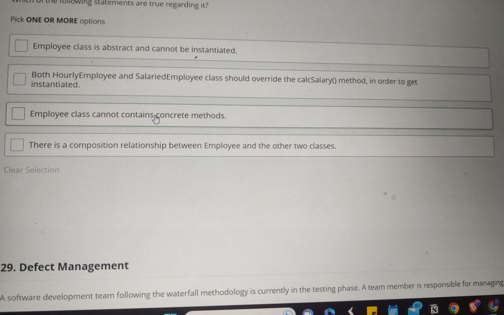 which one of the following statements is true regarding the increment