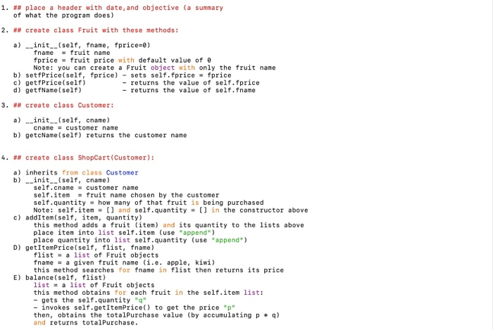 Solved 1. * place a header with date, and objective (a | Chegg.com