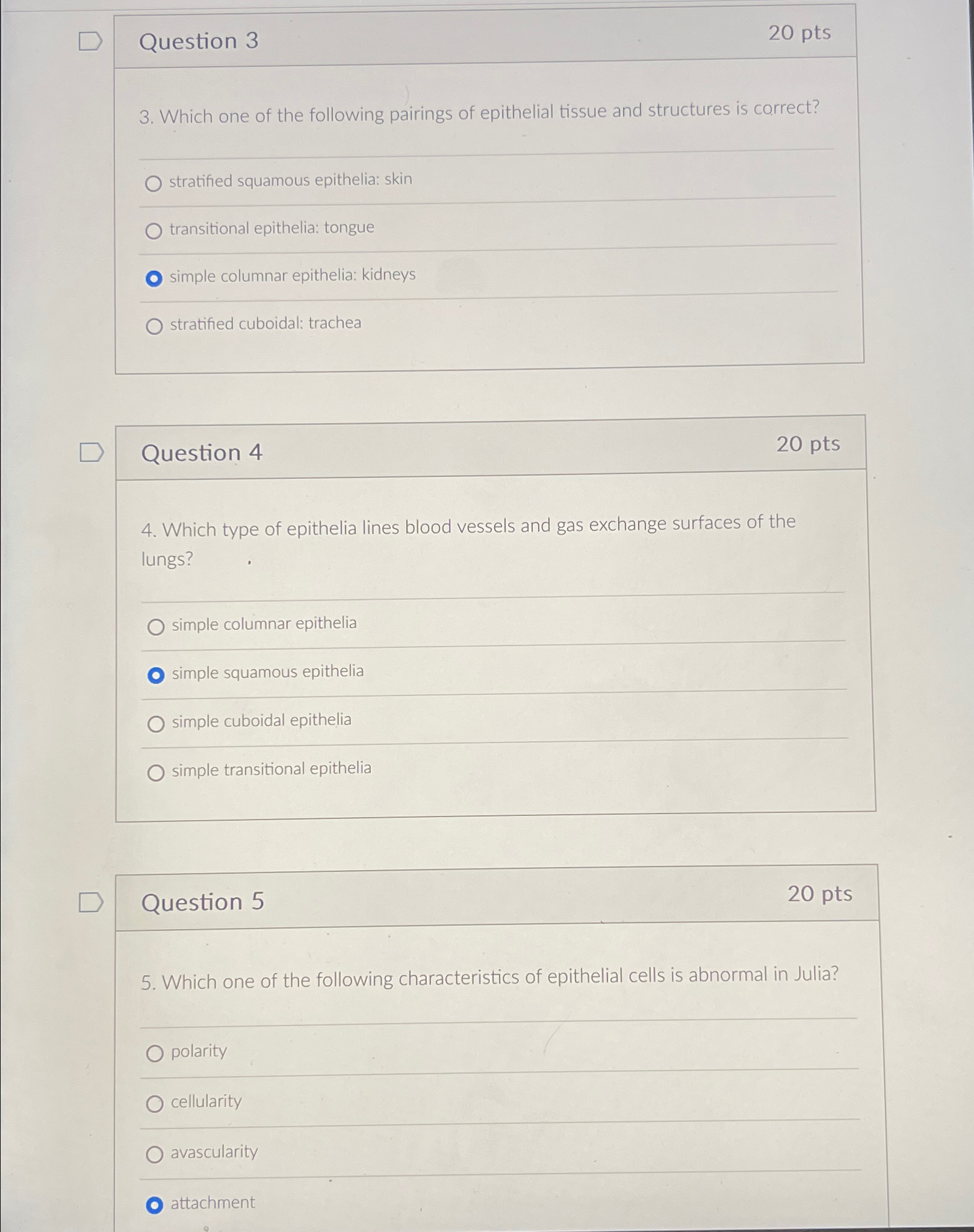 Solved Question 320 ﻿pts3. ﻿Which one of the following | Chegg.com