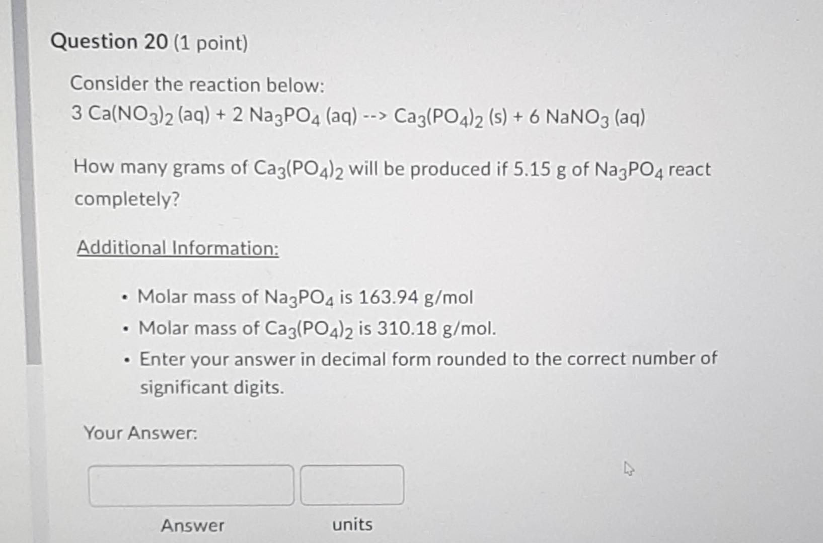 Solved Consider the reaction below: | Chegg.com