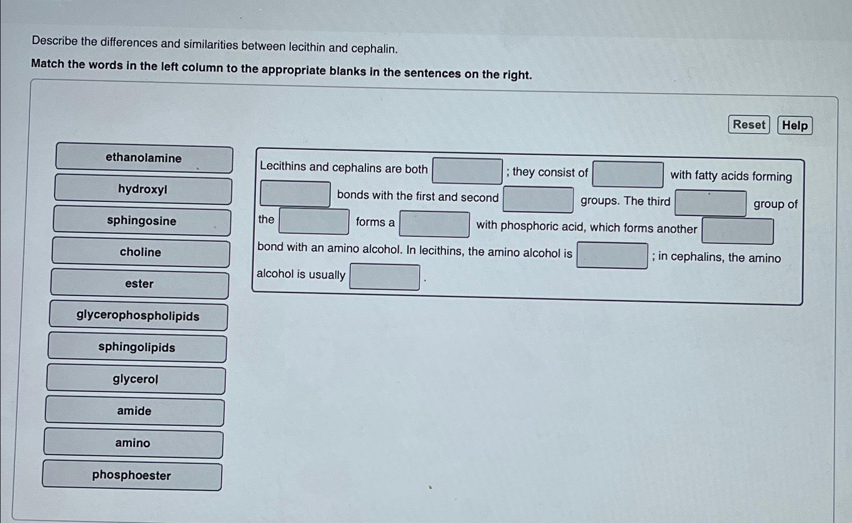 Solved Describe the differences and similarities between