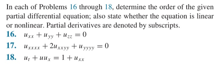 Solved In each of Problems 16 through 18, determine the | Chegg.com