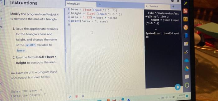 Solved it keeps giving me an error not sure what to do im | Chegg.com