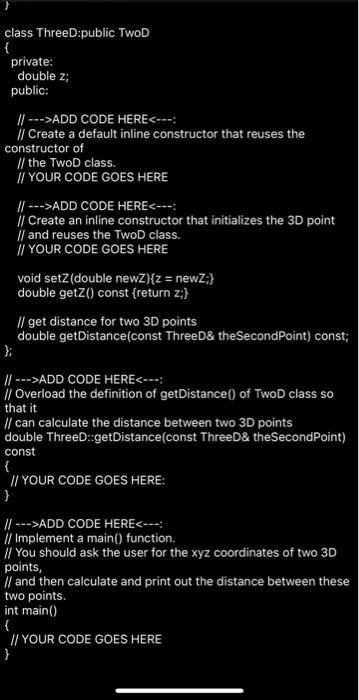 Solved 5. Lab Exercise -- C++ Inheritance Question 1 - | Chegg.com