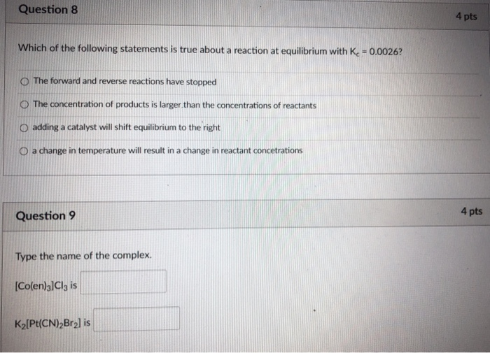 Solved Question 8 4 pts Which of the following statements is | Chegg.com
