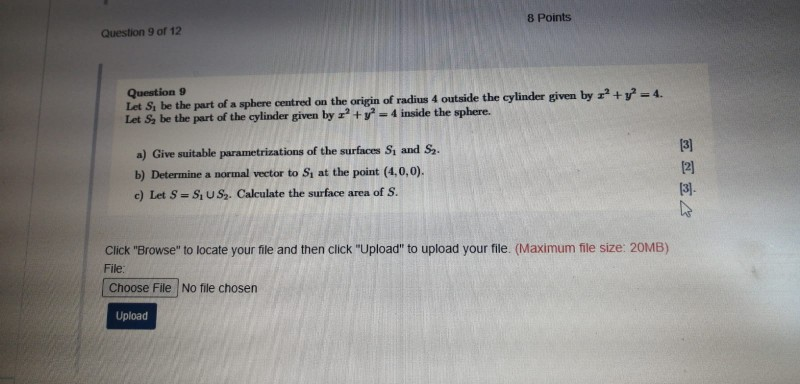 Solved Part 1 of 1 Question 1 of 12 2 Points Question 1 | Chegg.com