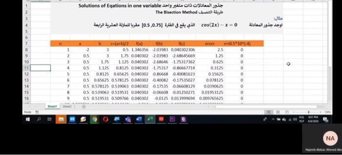 Solved B. Use The Bisection Method To Find An Approximation | Chegg.com