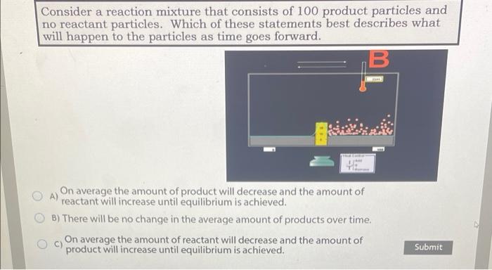 Solved Consider a reaction mixture that consists of 100 | Chegg.com