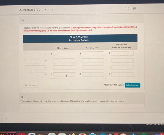 Solved The (b) Section You Cant See But If You Look This | Chegg.com