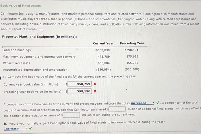 solved-current-year-book-value-of-fixed-assets-cannington-chegg